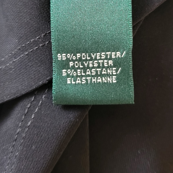 Ralph Lauren long sleeve red black block dress in size 4 - Picture 4 of 5